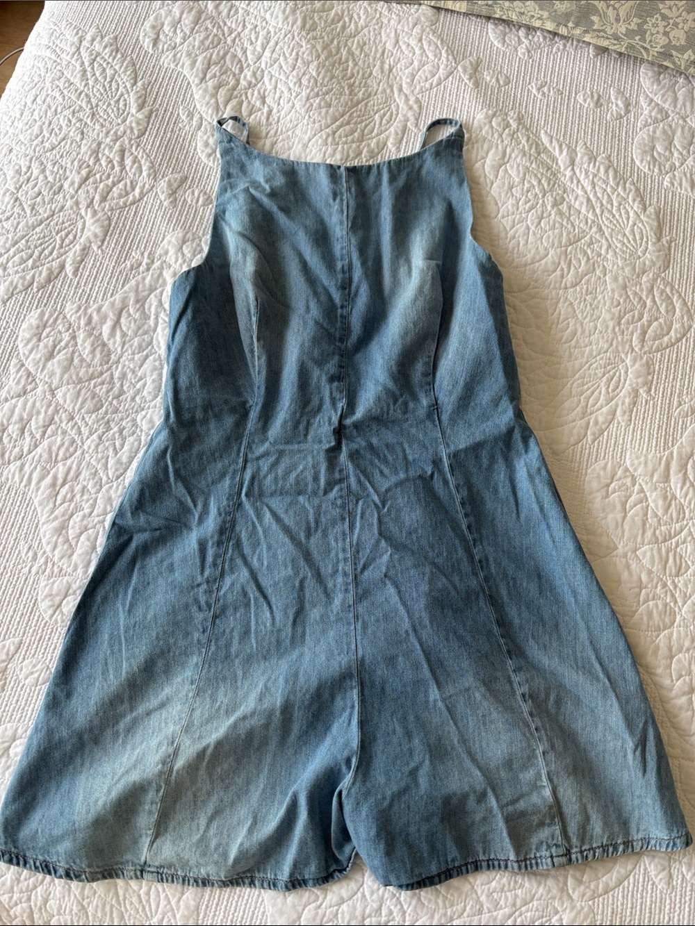 Zara Light Denim Romper